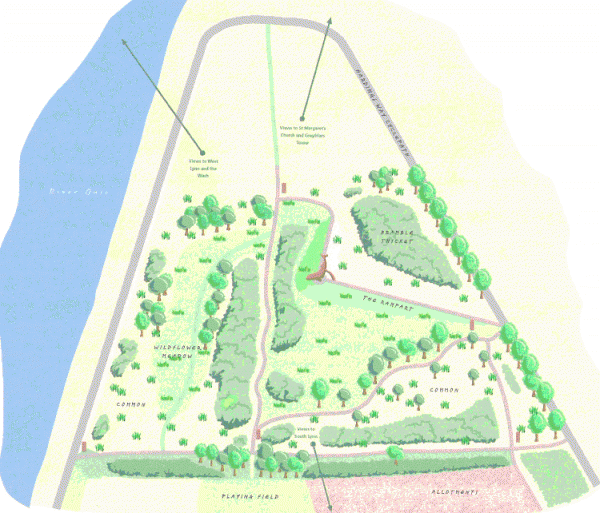 Map of site